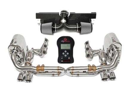 Système d'échappement haute performance Fabspeed STREET, sorties d'échappement noir satiné. Porsche 997.2 Carrera - FSPOR9972SHDR, FSPOR9972CMBPX, FSPOR9972COMPAI, FSPOR9972ET, FSPOR9972MAXB